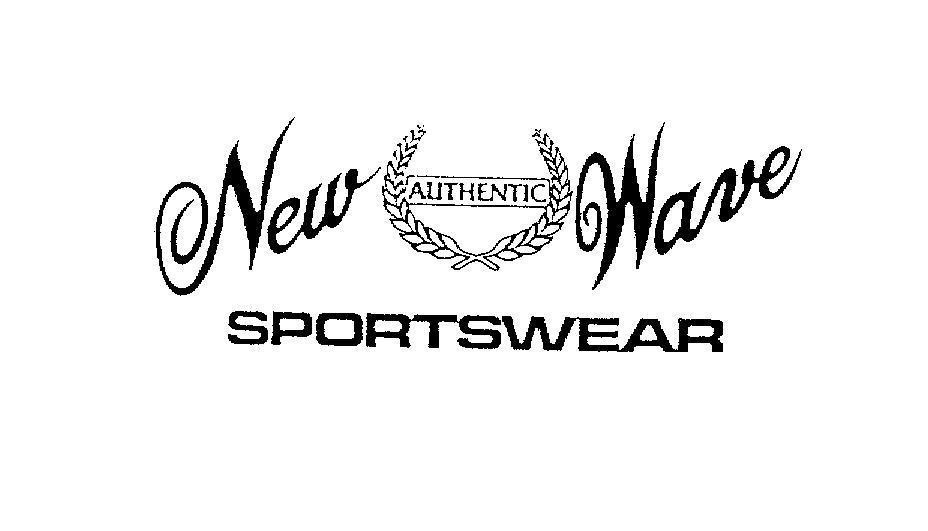 Mẫu nhãn hiệu NEW WAVE SPORTSWEAR AUTHENTIC