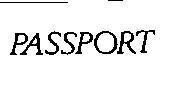 Mẫu nhãn hiệu PASSPORT