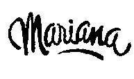 Mẫu nhãn hiệu MARIANA