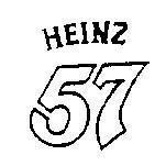Mẫu nhãn hiệu HEINZ 57