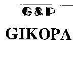 Mẫu nhãn hiệu G&P GIKOPA