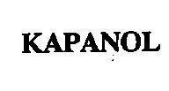 Mẫu nhãn hiệu KAPANOL