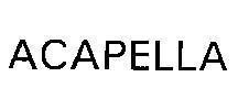 Mẫu nhãn hiệu ACAPELLA