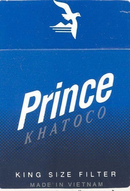 Mẫu nhãn hiệu Prince KHATOCO KING SIZE FILTER MADE IN VIETNAM