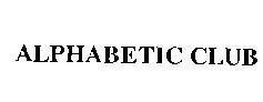 Mẫu nhãn hiệu ALPHABETIC CLUB