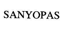 Mẫu nhãn hiệu SANYOPAS