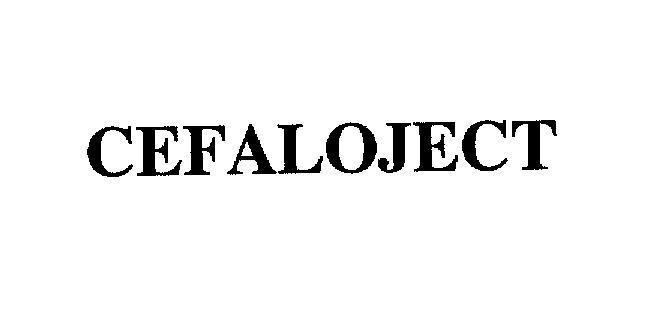 Mẫu nhãn hiệu CEFALOJECT