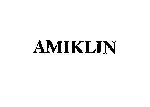 Mẫu nhãn hiệu AMIKLIN