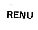 Mẫu nhãn hiệu RENU