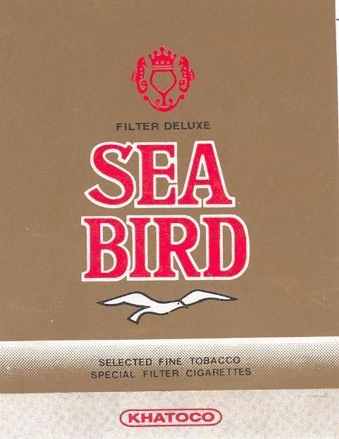 Mẫu nhãn hiệu FILTER DELUXE SEA BIRD SELECTED FINE TOBACCO KHATOCO