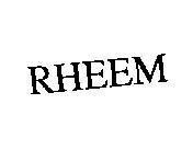 Mẫu nhãn hiệu RHEEM