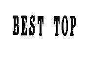 Mẫu nhãn hiệu BEST TOP