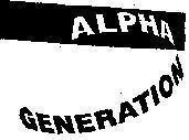 Mẫu nhãn hiệu ALPHA GENERATION