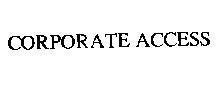 Mẫu nhãn hiệu CORPORATE ACCESS