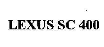 Mẫu nhãn hiệu LEXUS SC 400