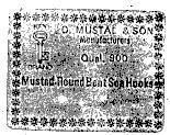 Mẫu nhãn hiệu O.MUSTAD & SON