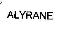 Mẫu nhãn hiệu ALYRANE