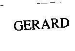 Mẫu nhãn hiệu GERARD
