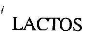 Mẫu nhãn hiệu LACTOS