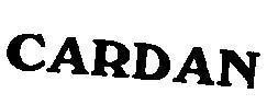 Mẫu nhãn hiệu CARDAN