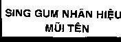Mẫu nhãn hiệu Sing Gum nhãn hiệu mũi tên