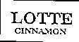 Mẫu nhãn hiệu LOTTE CINNAMON