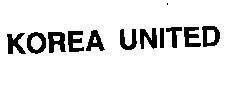 Mẫu nhãn hiệu KOREA UNITED