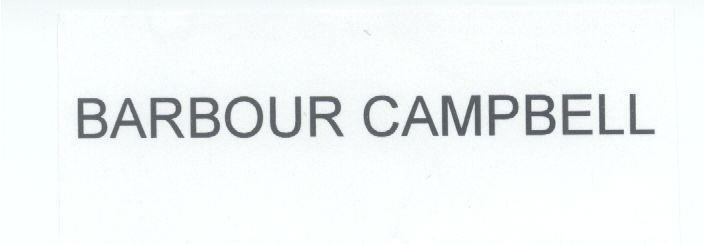 Mẫu nhãn hiệu BARBOUR CAMPBELL
