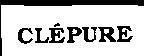 Mẫu nhãn hiệu CLéPURE