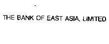 Mẫu nhãn hiệu THE BANK OF EAST ASIA LIMITED