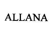 Mẫu nhãn hiệu ALLANA