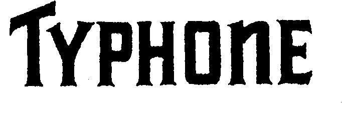 Mẫu nhãn hiệu TYPHONE