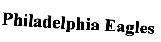 Mẫu nhãn hiệu PHILADELPHIA EAGLES