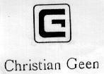 Mẫu nhãn hiệu G CHRISTIAN GEEN