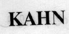 Mẫu nhãn hiệu KAHN