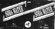 Mẫu nhãn hiệu SODA WATER, HIGH QUALITY, A PRODUCT OF HARA COMPANY, 33ml