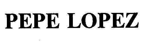 Mẫu nhãn hiệu PEPE LOPEZ