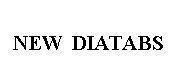 Mẫu nhãn hiệu NEW DIATABS