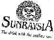 Mẫu nhãn hiệu SUNRAYSIA, THE DRINK WITH THE SMILING SUN