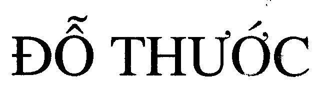Mẫu nhãn hiệu Đỗ THƯớC