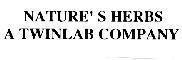 Mẫu nhãn hiệu NATURE'S HERBS A TWINLAB COMPANY