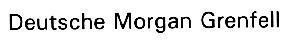 Mẫu nhãn hiệu DEUTSCHE MORGAN GRENFELL