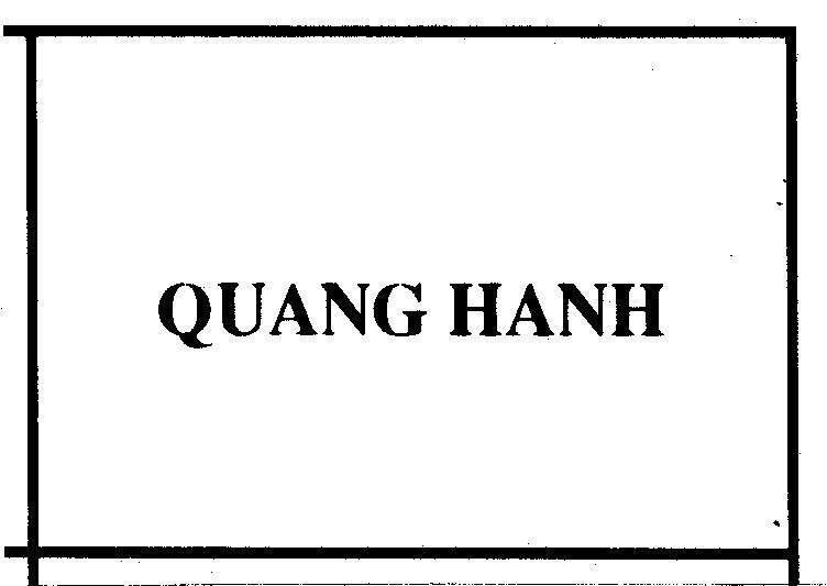 Mẫu nhãn hiệu QUANG HANH