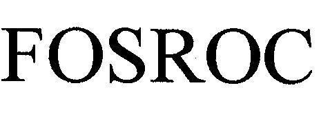 Mẫu nhãn hiệu FOSROC