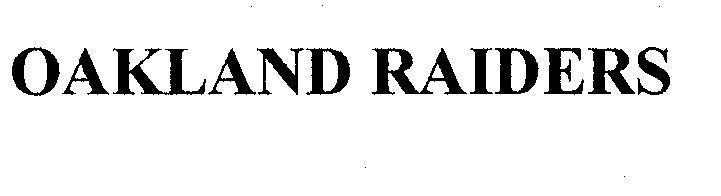 Mẫu nhãn hiệu OAKLAND RAIDERS