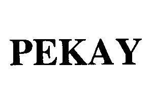 Mẫu nhãn hiệu PEKAY