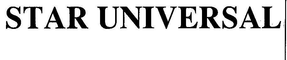 Mẫu nhãn hiệu STAR UNIVERSAL