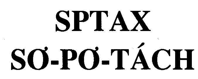 Mẫu nhãn hiệu SPTAX SƠ-PƠ-TáCH