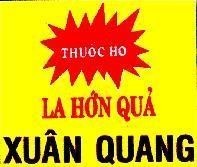 Mẫu nhãn hiệu Thuốc Ho La Hớn Quả Xuân Quang