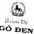 Mẫu nhãn hiệu Rượu Đế Gò Đen